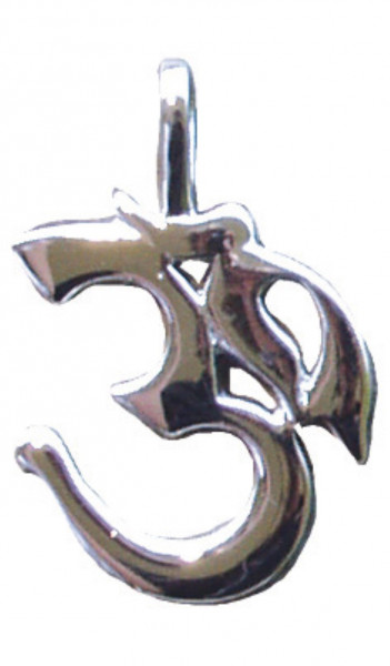 Anhänger "Om" 1,5cm Silber 925 1,4g
