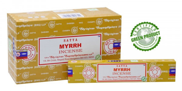 Satya "Myrrh" Incense 15gr.