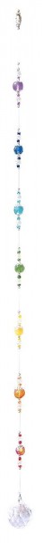 Suncatcher aus Glas und Metall mit 30mm Bleikristall Kugel > 30% PbO