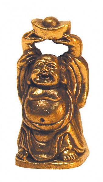 Lachender Buddha Messing 3cm