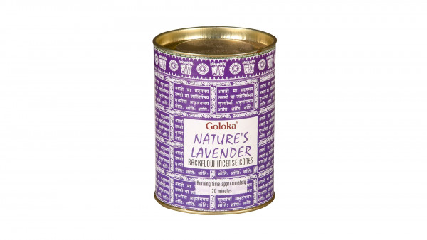 Goloka "Nature`s Lavender" Back Flow Cones, 24 Stk