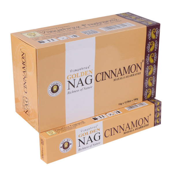 Vijayshree Incense "Golden Nag Cinnamon" 15gr.