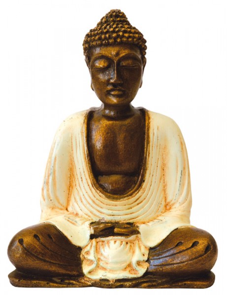 Buddha meditierend Resin 15cm