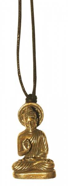 Halskette Buddha Messing 3cm