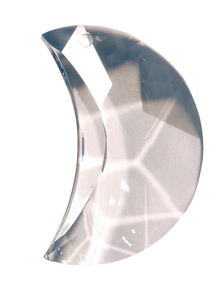 Kristall Mond 50mm, Glas bleifrei