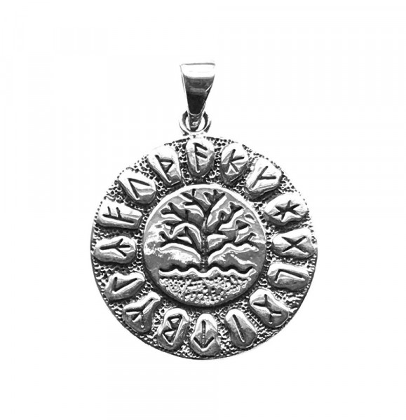 Anhänger "Runen Lebensbaum" Silber 925 3cm, 7,5g.