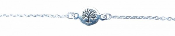 Armband Baum des Lebens 0,7cm Silber 925 mit 20cm Silberkette