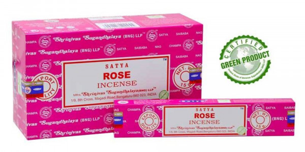 Satya "Rose" Incense 15gr.