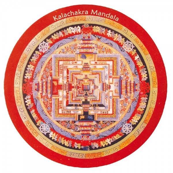 Magnet Kalachakra Mandala rund 7,5cm