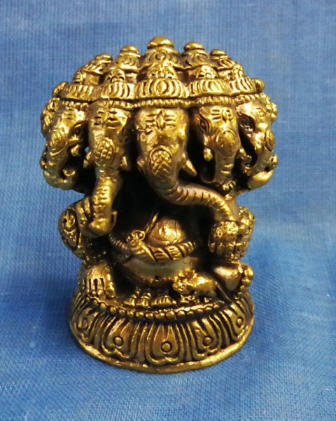 Messingfigur "Ganesha" 4x6cm