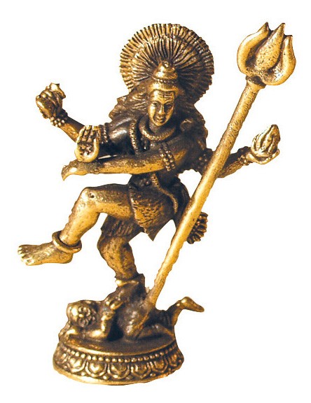 Shiva tanzend Messing 4cm