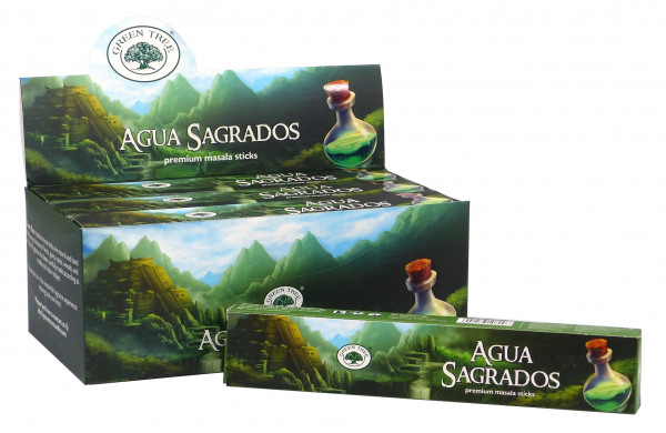 Green Tree Incense "Agua Sagrados" 15gr.