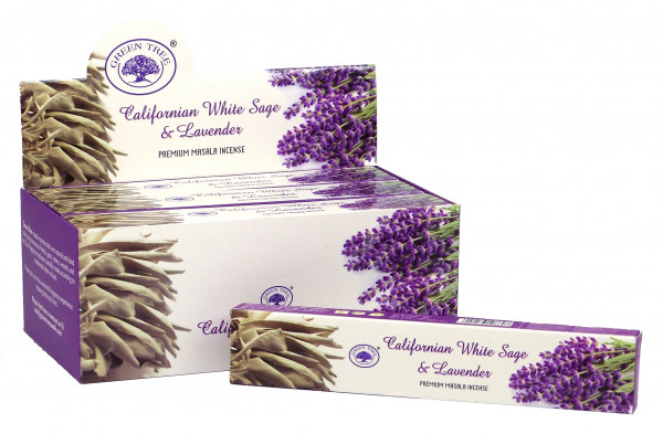 Green Tree Incense "Californian White Sage & Lavender" 15gr.