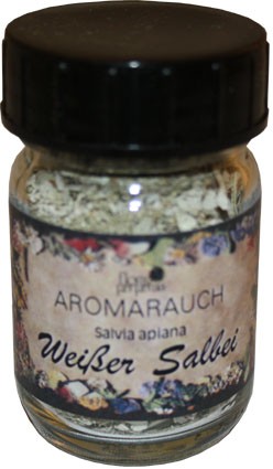 Räucherstoff Weisser Salbei 50ml Glas
