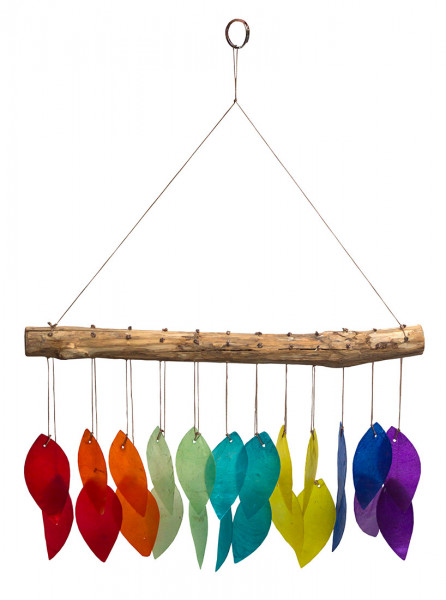 Muschelmobile "Wave" regenbogen 25x33cm