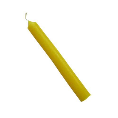 durchgefärbte Stabkerze gelb