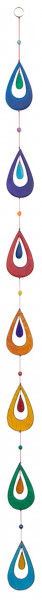 Suncatcher Fiberglas "7 Drops" multicolor, 5x105cm