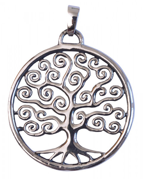 Anhänger "Baum des Lebens" Silber 925 2,5cm, 4,1g.