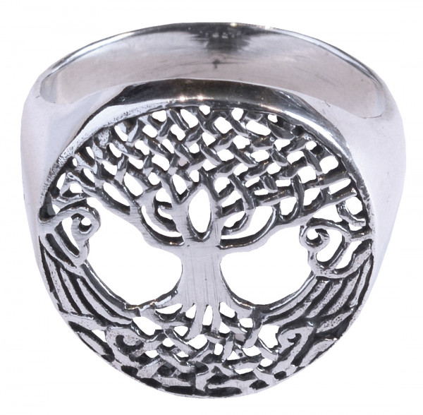 Ring "Keltischer Lebensbaum" 1,8cm, Silber 925, 4,3g.
