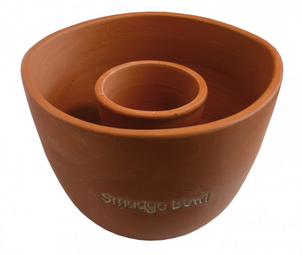 Räuchergefäß Smudge-Bowl gross Keramik natur
