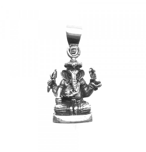 Anhänger "Ganesha" 2x2cm Silber 925 6,3g