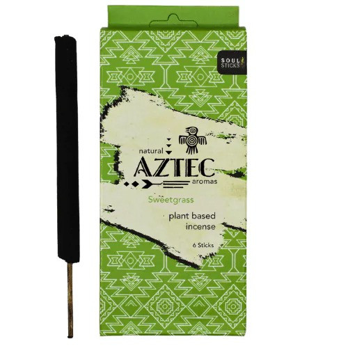 Aztec Aromas Sweetgrass Plant-based Incense 6St.