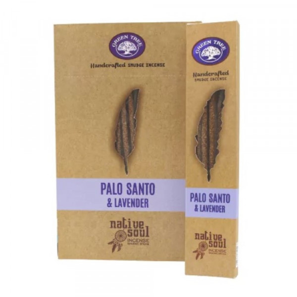 Green Tree Native Soul Smudge Incense "Palo Santo & Lavender" 15gr.