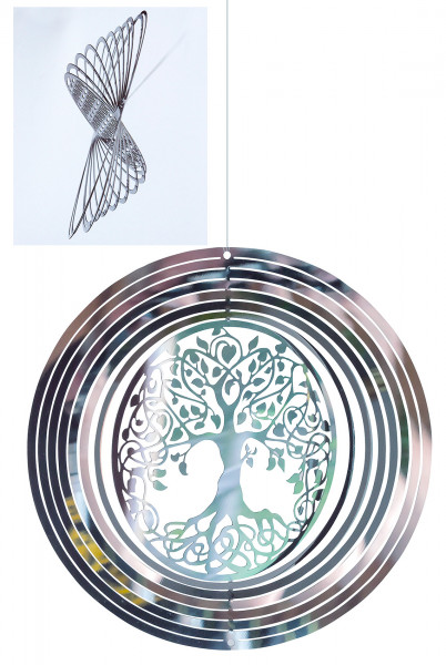 Windspiel "Baum des Lebens" Edelstahl, 15cm