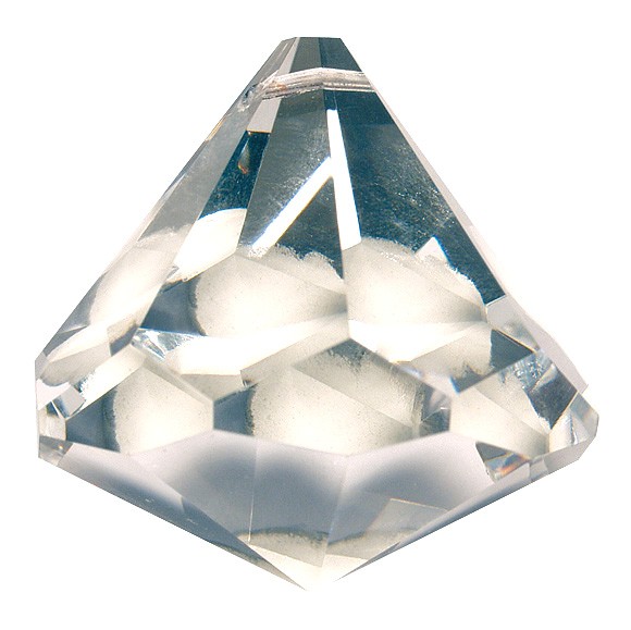 Kristall Diamantschliff 40mm, Glas bleifrei