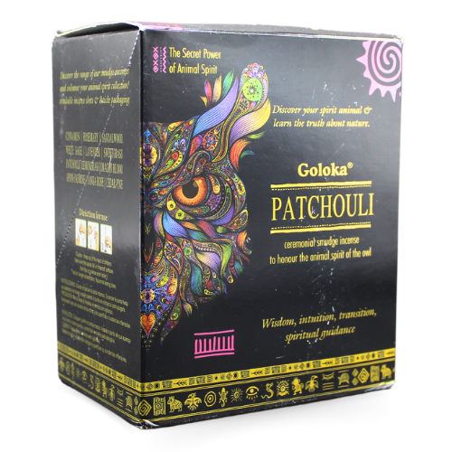 Goloka Patchouli Smudged Incense Sticks, 8 Stück