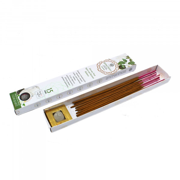 Green Tree Gemstone Incense "Spiritual Balance", Jasmin – Kostbarer Bergkristall, 15g