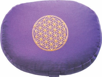 Meditationskissen mit Inlet BDL Baumwolle(100%) lila