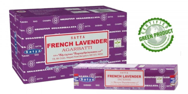 Satya "French Lavender" Incense 15gr.