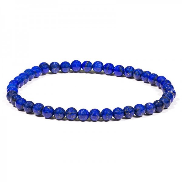 Armband Lapislazuli-Perlen