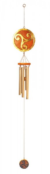 Triskele Klangspiel Holz antik 12x70cm