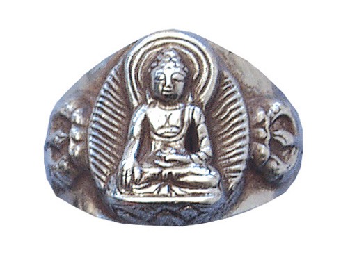 Ring Buddha Silber 925 6,2g