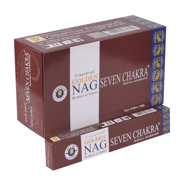 Vijayshree Incense "Golden Nag 7 Chakra" 15gr.