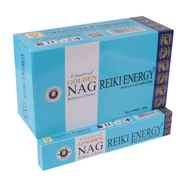 Vijayshree Incense "Golden Nag Reiki Energy" 15gr.