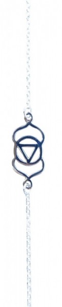 Armband Ajna Chakra 1,4cm Silber 925 mit 20cm Silberkette