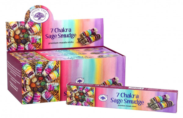 Green Tree Incense "7 Chakra Sage Smudge" 15gr.