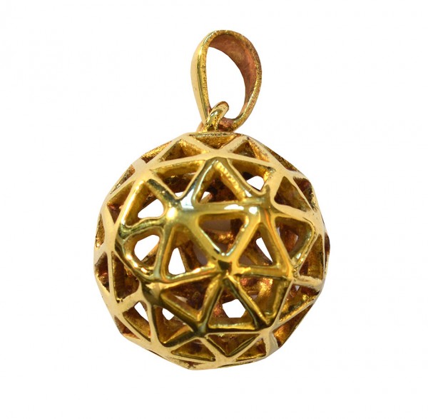 Anhänger Christusgitter Messing 2,5g.
