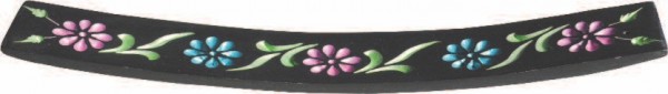 Räucherstäbchenhalter Blume Black Stone bemalt 25x4