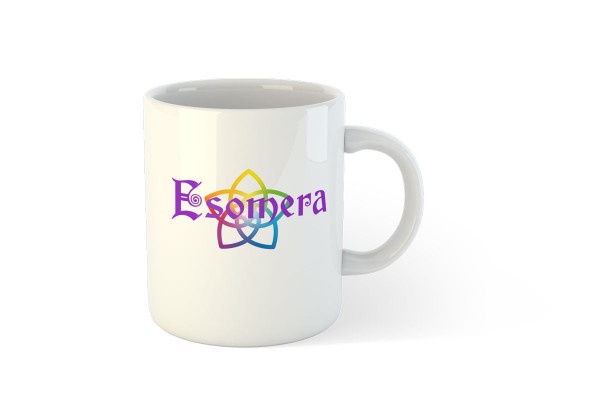 Motiv Tasse, Kaffeetasse, Kaffeepott, Kaffeebecher mit Esomera-Logo