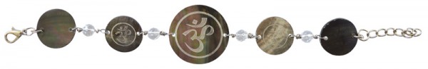 Armband Gravur OM Muschel 3x22cm