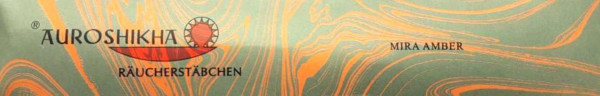 Auroshikha Räucherstäbchen "Mira Amber" 10g