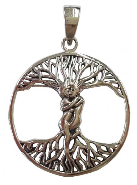 Anhänger "Tantra Lebensbaum" Silber 925 3,0cm 4,8g
